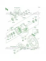 Rear Hub per Kawasaki KX85 Monster Energy 2009
