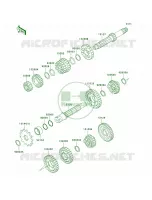 Transmission per Kawasaki KX85 Monster Energy 2009