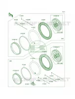WheelsTires per Kawasaki KX85 Monster Energy 2009