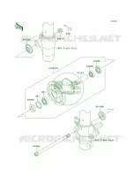 Front Hub per Kawasaki KX100 2007