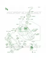 Fuel Tank per Kawasaki KX100 2007