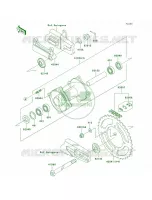 Rear Hub per Kawasaki KX100 2007