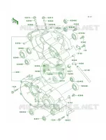 Crankcase per Kawasaki KX100 2005