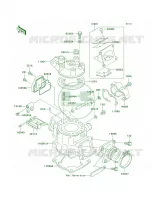 Cylinder HeadCylinder per Kawasaki KX100 2005