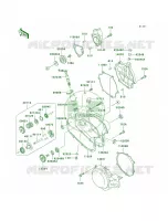 Engine CoversD1D2 per Kawasaki KX100 2005