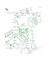 Engine CoversD3 per Kawasaki KX100 2005