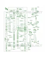 Front Fork per Kawasaki KX100 2005