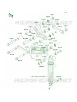 Rear Suspension per Kawasaki KX100 2005