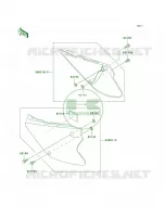 Side Covers per Kawasaki KX100 2005
