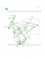 Frame per Kawasaki KX250 2005