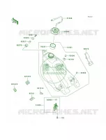 Fuel Tank per Kawasaki KX250 2005