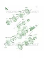 Transmission per Kawasaki KX250 2005