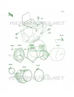 Air Cleaner per Kawasaki KX85 2004