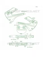 DecalsA2 per Kawasaki KX85 2004
