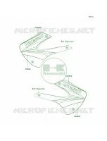 DecalsA4 per Kawasaki KX85 2004