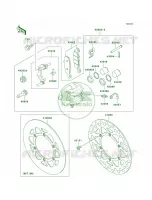 Front BrakeA4A5 per Kawasaki KX85 2004