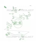 Gear Change Mechanism per Kawasaki KX85 2004