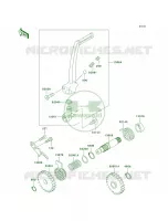 Kickstarter Mechanism per Kawasaki KX85 2004