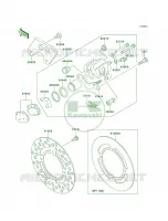 Rear BrakeA4A5 per Kawasaki KX85 2004