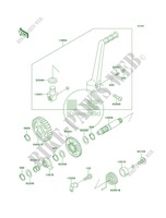 Kickstarter Mechanism per Kawasaki KX125 2001