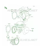 Air Cleaner per Kawasaki KX250 2001