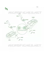 Footrests per Kawasaki KX250 2001