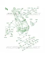 Frame Fittings per Kawasaki KX250 2001