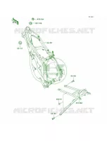 Frame per Kawasaki KX250 2001