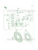 Front Brake per Kawasaki KX250 2001