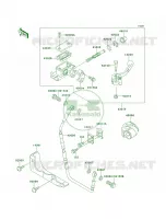 Front Master Cylinder per Kawasaki KX250 2001