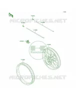Optional Parts20&quot Front Wheel per Kawasaki KX250 2001