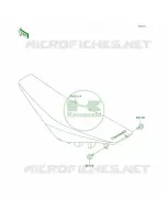 Seat per Kawasaki KX250 2001