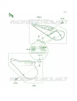 Side Covers per Kawasaki KX250 2001