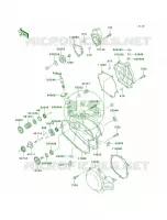 Engine Covers per Kawasaki KX100 1999