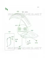 Fenders per Kawasaki KX100 1999