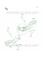 Footrests per Kawasaki KX100 1999