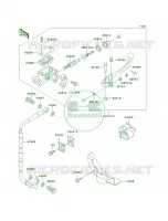 Front Master Cylinder per Kawasaki KX100 1999