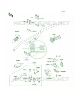 Handlebar per Kawasaki KX100 1999