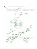 Kickstarter Mechanism per Kawasaki KX100 1999