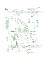 Radiator per Kawasaki KX100 1999