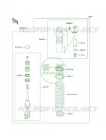 Shock Absorbers per Kawasaki KX100 1999