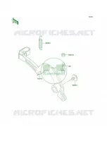 Brake Pedal per Kawasaki KX500 1998