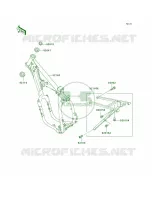 Frame per Kawasaki KX500 1998