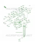 Rear Suspension per Kawasaki KX500 1998