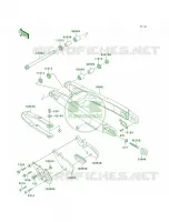 Swingarm per Kawasaki KX500 1998