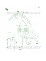 Fenders per Kawasaki KX80 1998