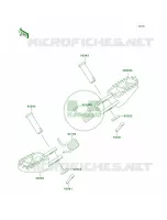 Footrests per Kawasaki KX80 1998