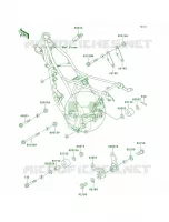 Frame Fittings per Kawasaki KX80 1998