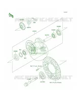 Front Hub per Kawasaki KX80 1998
