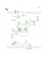 Gear Change Mechanism per Kawasaki KX80 1998